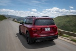 2020 Mercedes-Benz GLB 250 in Patagonia Red Metallic - Driving Rear Left View
